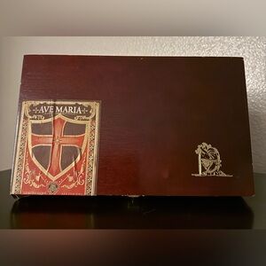 AJ Fernandez Ave Maria Wooden Cedar Cigar Box - Empty